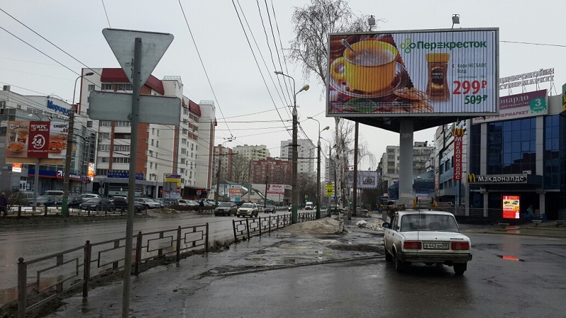 Размещение рекламы на щитах 3х6м г. Пенза.